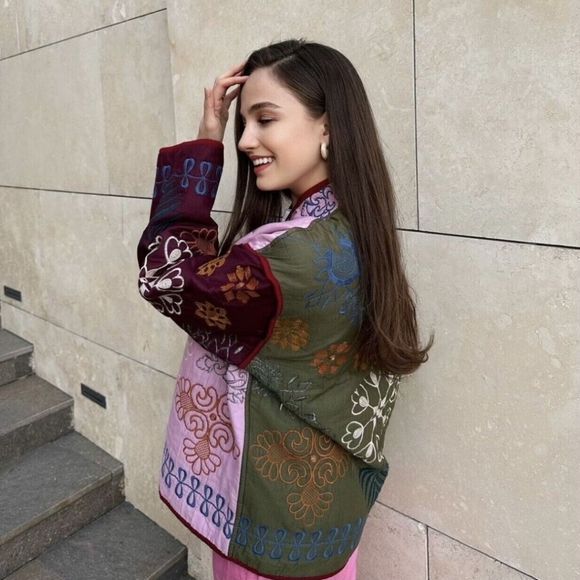 NWT Zara Embroidered Jacket - Picture 10 of 13